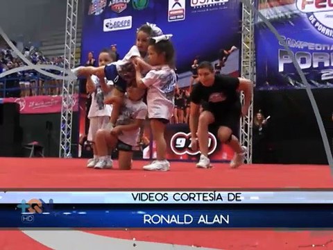 Costa Rica se posiciona entre los mejores del mundo en porrismo