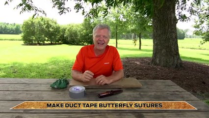 Total Outdoorsman: How to Make a Duct Tape Butterfly Suture