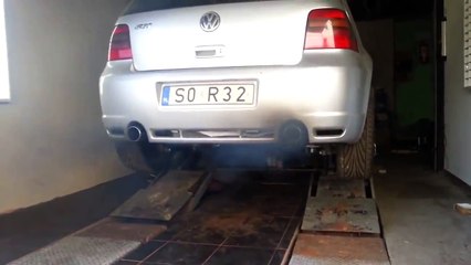 Golf 4 R32 First Start After Head Rebuild