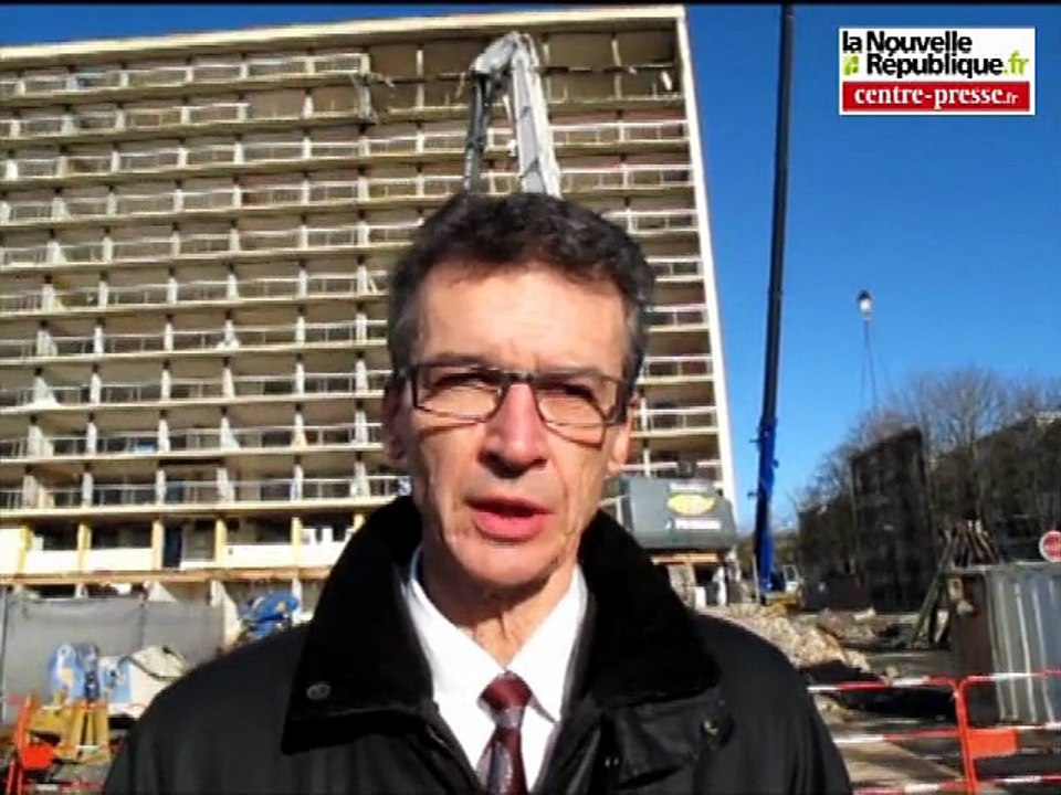 Rénovation d'Ozon à Châtellerault: lancement du "grignotage" de l'immeuble Georges-Rouault