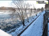 La Loire continue de charrier des glaçons