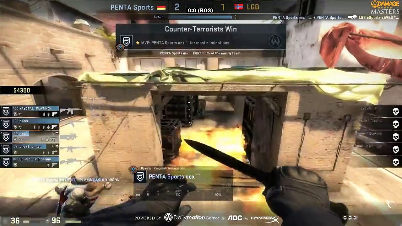 LGB eSports vs. PENTA | Gruppe B, 99DAMAGE Masters | (de_mirage) Map 1 Part 1