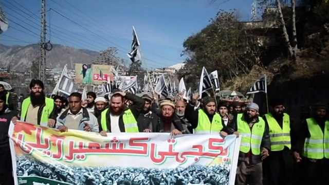 Anti-India protest in Pakistan on Kashmir Solidarity Day