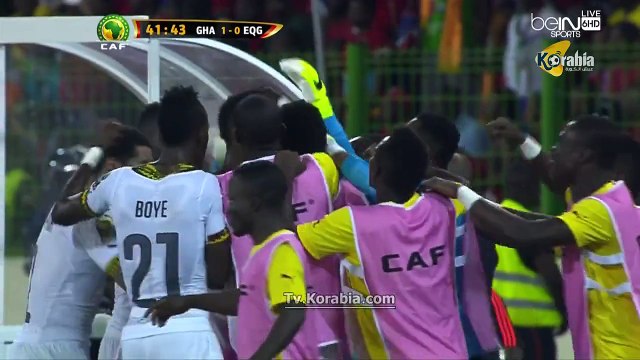 أهداف مباراة ( غانا - غينيا الاستوائية ) ربع نهائي كأس أمم أفريقيا