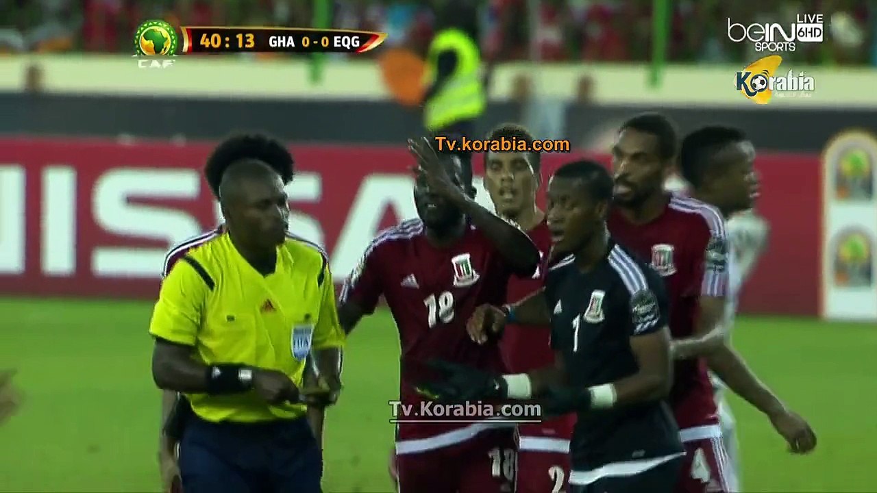 ملخص مباراة ( غانا - غينيا الاستوائية )  ربع نهائي كأس أمم أفريقيا