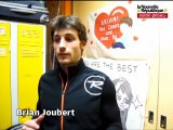 Brian Joubert avant les championnats du monde de patinage artistique à Nice