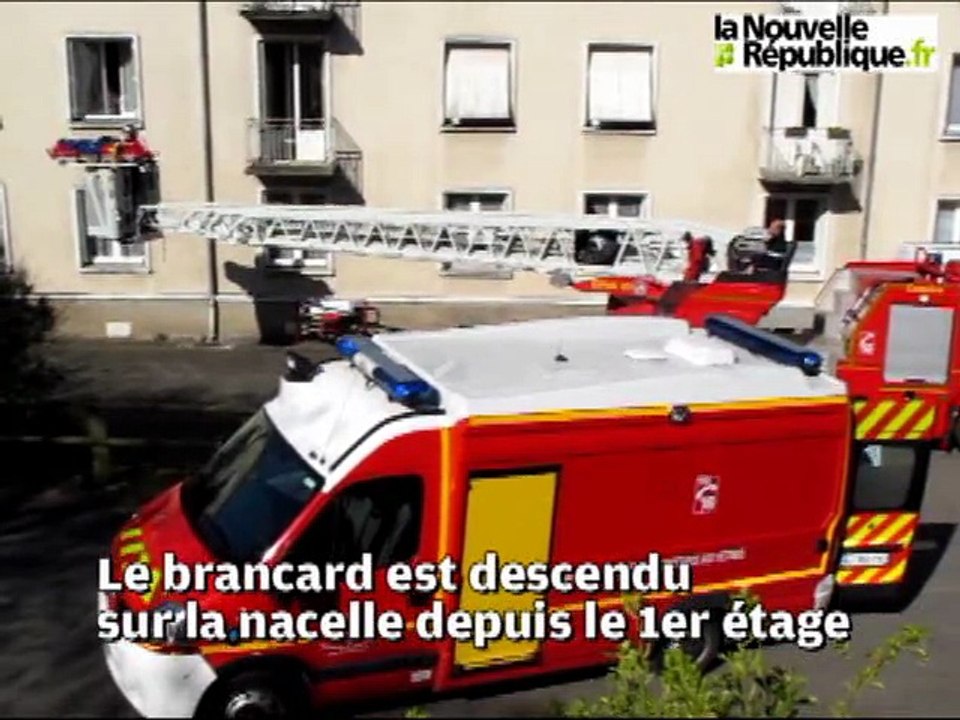 Parthenay : chute d'un artisan évacué par hélicoptère
