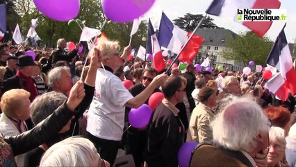 François Hollande en meeting au coeur de Blois
