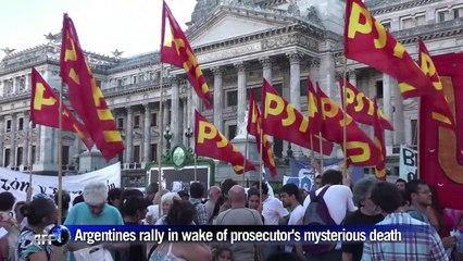 Argentines rally in wake of prosecutor's mysterious death