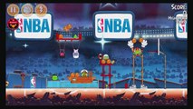 Angry Birds Seasons  NBA HAM Dunk 4-3 Walkthrough 3 Star
