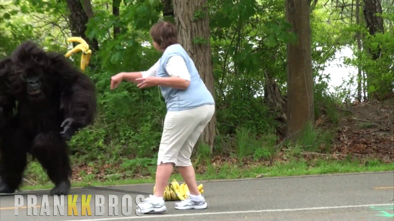 Classic Gorilla In Real Life Prank
