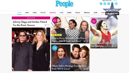 Johnny Depp et Amber Heard enfin mariés !