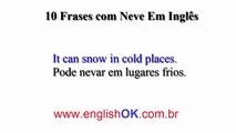 Frases Com Neve Em Inglês