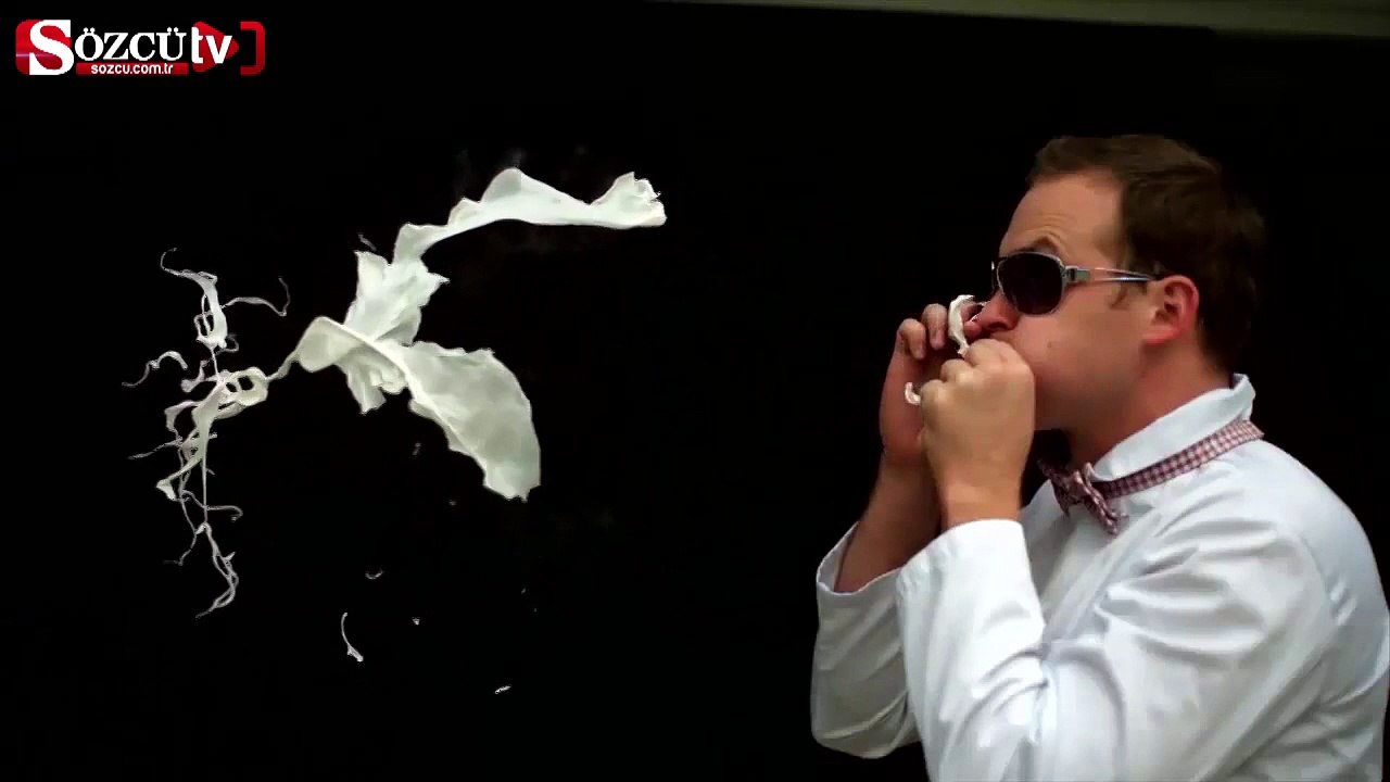 Ağır çekimde balon patlaması