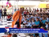 Los niños celebraron su día en la Plaza de la Cultura