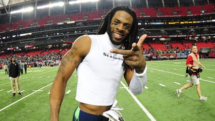 Richard Sherman Welcomes Baby Boy on Fitting Day