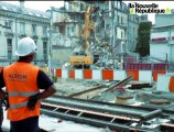 VIDEO. A Tours, la démolition de l'hôtel Terminus a débuté