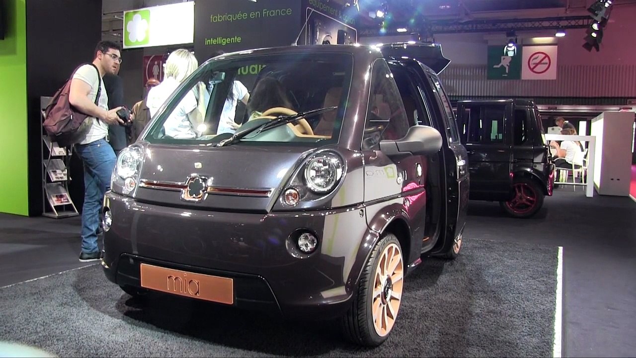 VIDEO. Premier Mondial de l'auto pour la Mia Electric produite en Poitou-Charentes