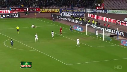 Gonzalo Higuain 1-0 - SSC Napoli - Inter 04.02.2015