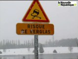 VIDEO - Neige et verglas : la circulation difficile dans l'agglomération de Tours