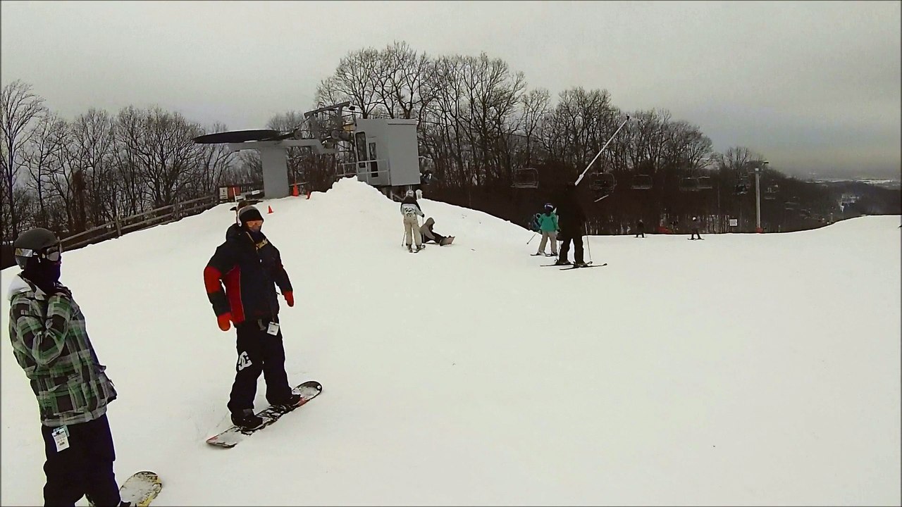 snowboarding