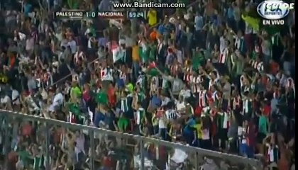 Palestino venció 1-0 a Nacional de Uruguay por la Copa Libertadores