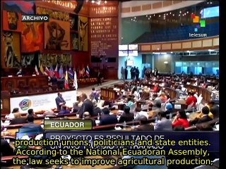 Debates begin in Ecuador over Land Law