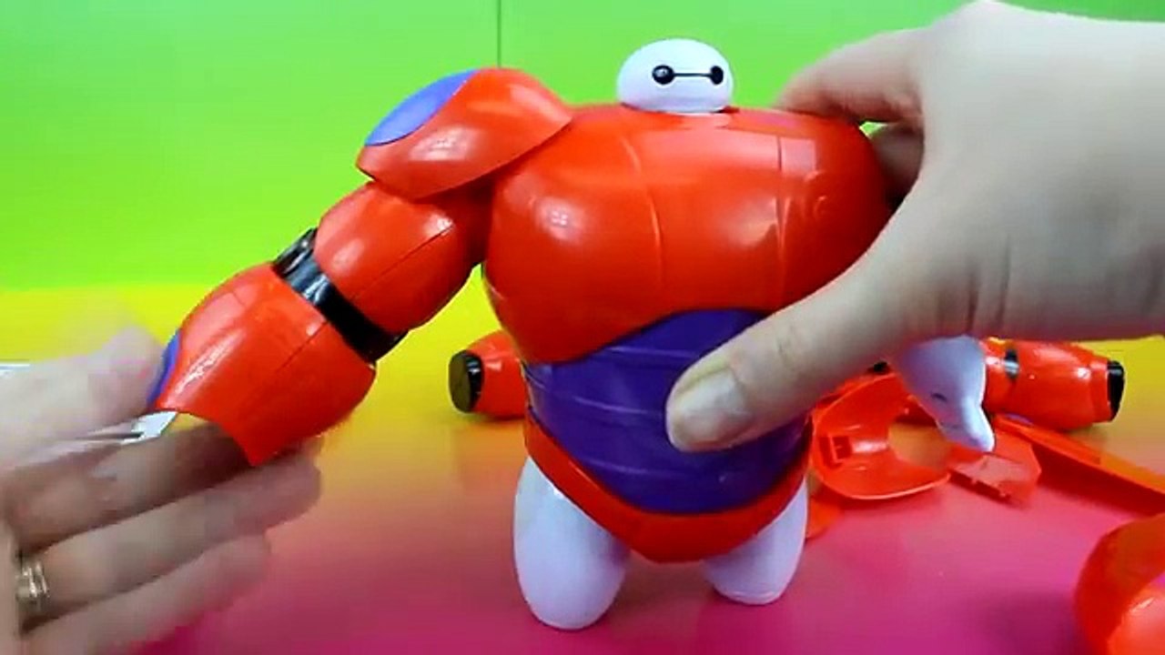 Disney Big Hero 6 Armor-up Baymax Toy Unboxing Just4fun290
