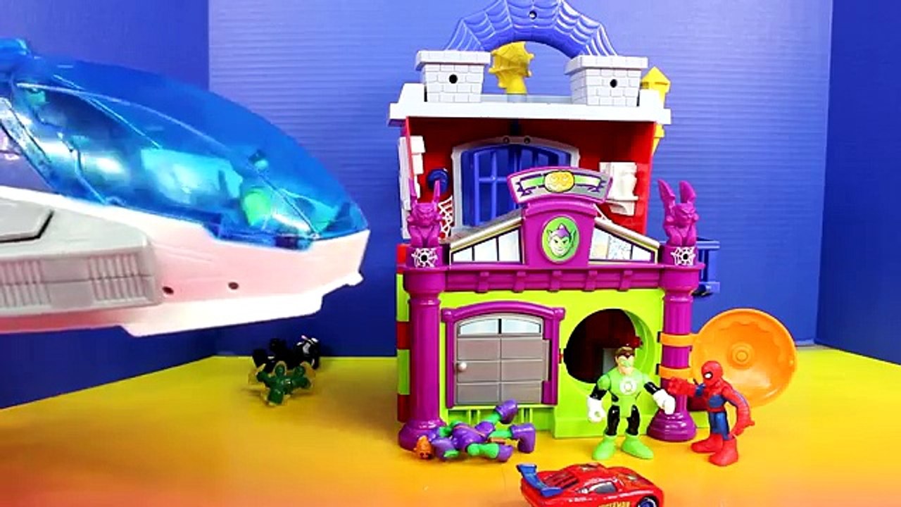 Disney Pixar Cars Lighnting McQueen dreams helping Sally Batman Robin Spider-Man Toy story Imaginext
