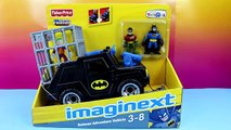 Imaginext Batman ATV Super Charged Batman and Robin Fight Joker Batcave