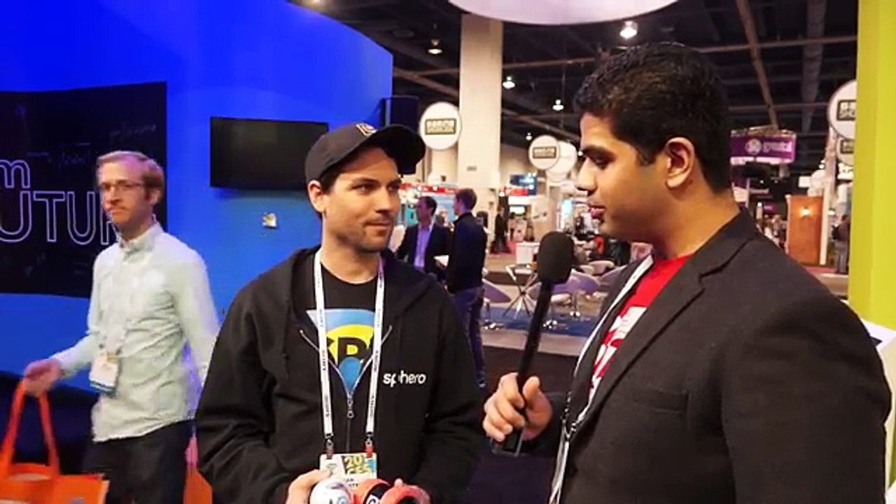 Sphero 2B Robot with founder Ian Bernstein