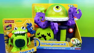 Imaginext Ion Alien Headquarters with Disney Pixar Cars Lightning McQueen and Mater