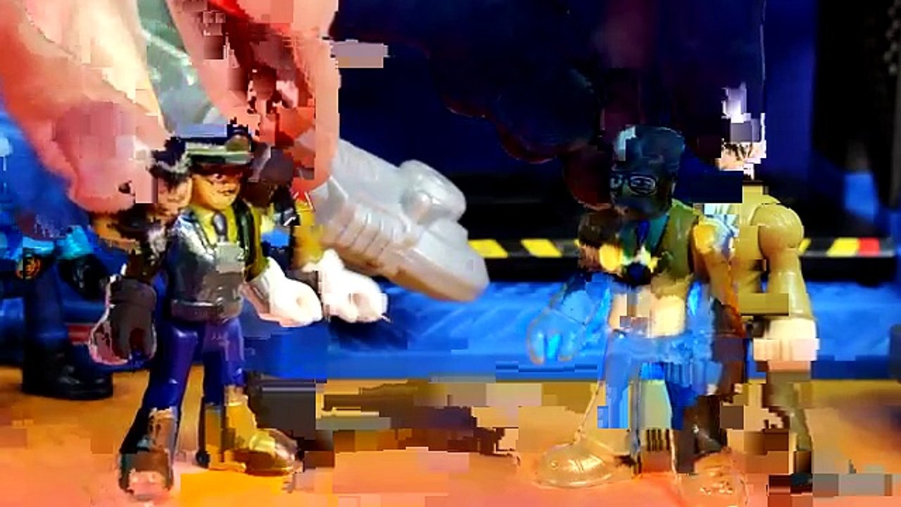 Imaginext Joker Replicates Himself Fights Batman and DC Nightwing Disney Pixar Cars Lemons Robots