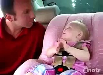 Baby really trying to get her point across