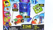 BIG PLAY DOH EGG Teen Titans Go! T-Tower Superhero Robin's T-Car DC Surprise Toys DCTC