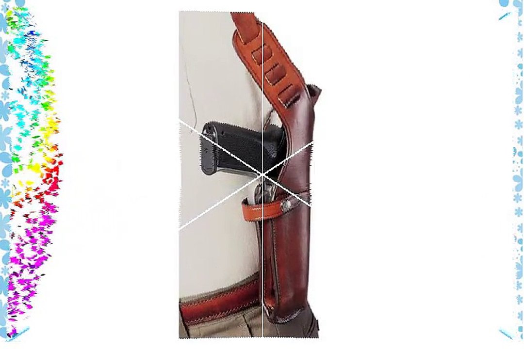 Bianchi X15 Shoulder Holster Plain Tan Right Hand - Colt Python Browning Hi-Power