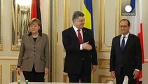 Überraschende Krisendiplomatie - Merkel und Hollande wollen mit Putin über Lösung der Ukraine-Krise beraten