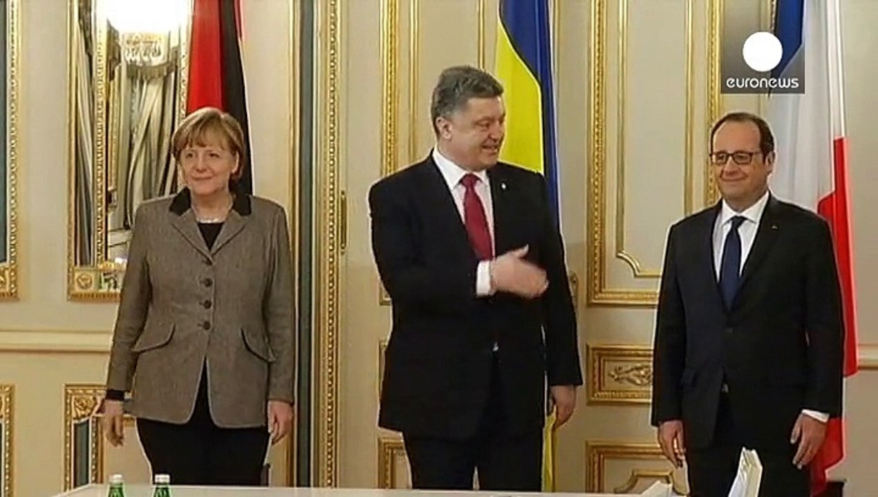 Überraschende Krisendiplomatie - Merkel und Hollande wollen mit Putin über Lösung der Ukraine-Krise beraten