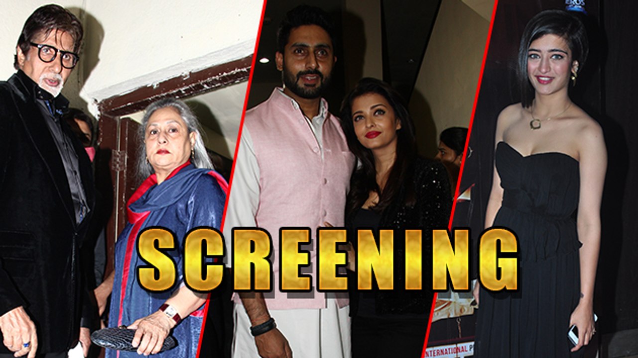 Shamitabh' Special SCREENING | Big B | Dhanush | Akshara Haasan