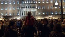 Griechen protestieren gegen EZB und Sparzwang