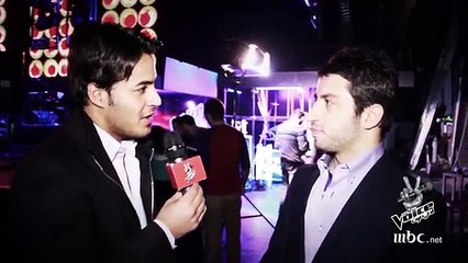 #MBCTheVoice - سيمور جلال وكرار صلاح خلال تحضيرات العرض المباشر الثالث