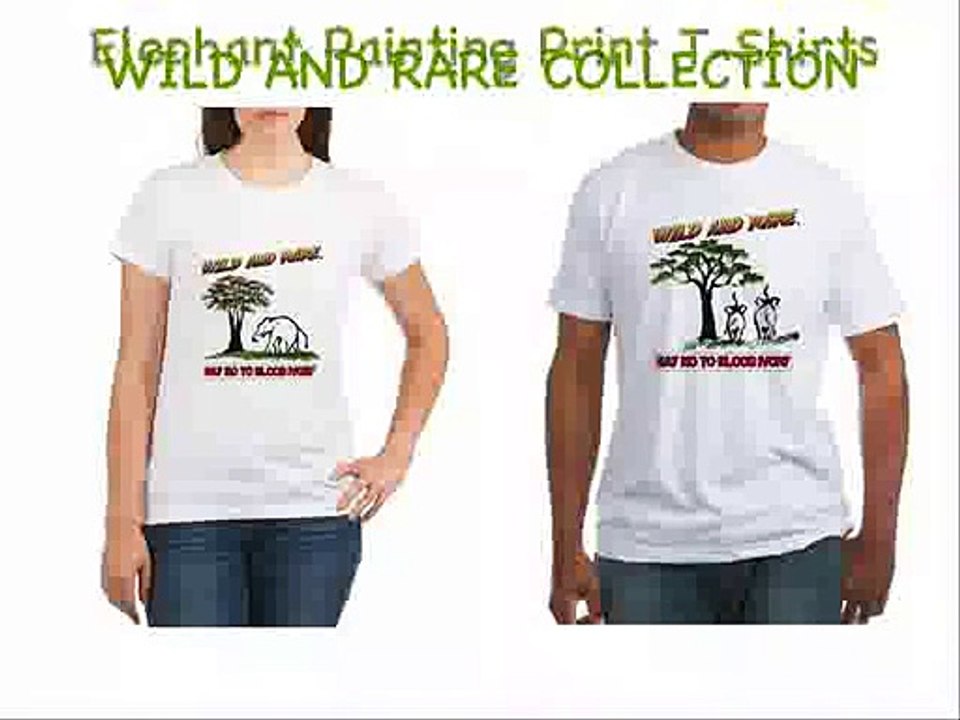 Elephant Paintings, Elephant Prints and T-Shirts