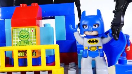 HUGE LEGO Play Doh Surprise Egg Batman Superhero Duplo Batcave Adventure Kinder Huevos Sorpresa