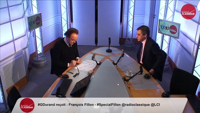 François Fillon, invité de Guillaume Durand sur Radio Classique