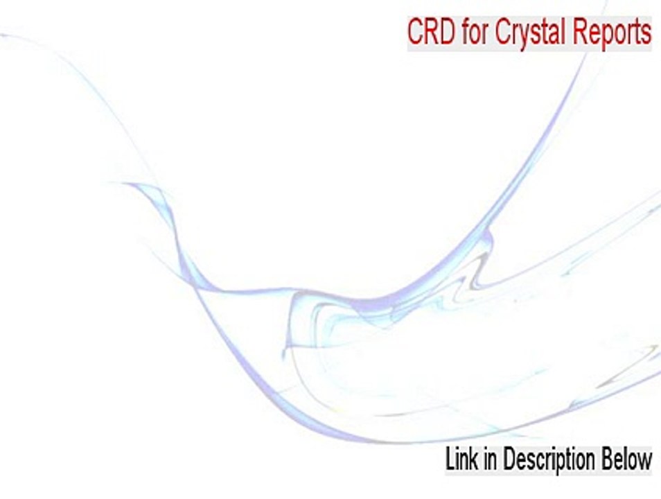 CRD for Crystal Reports Crack - Instant Download [2015]