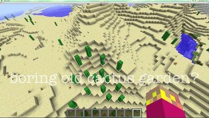 Artistic Cacti Garden in Minecraft by CreaPat