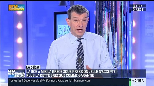 Nicolas Doze: Crise grecque: La décision de la BCE est parfaitement recevable ! - 06/02