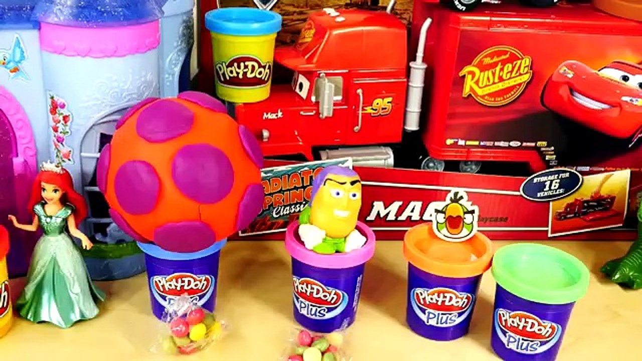 TOY SURPRISE EGGS EPISODES! Disney Princess Frozen Play Doh Barbie Kinder Eggs DCTC