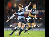 Online Rugby Cardiff Blues vs Leicester Tigers