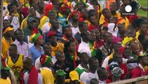 عنف الملاعب يندلع في انتصار كبير يدفع بغانا لنهائي كأس أمم افريقيا